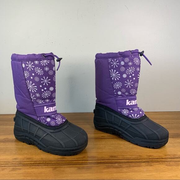 Kamik Kids Icetrack Waterproof Snow Boot Size 5 - Picture 4 of 10